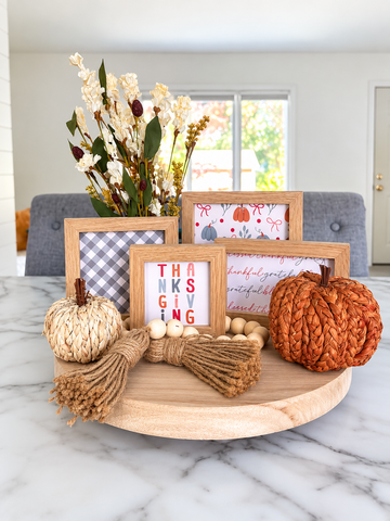 Thanksgiving Inserts - Set of 4