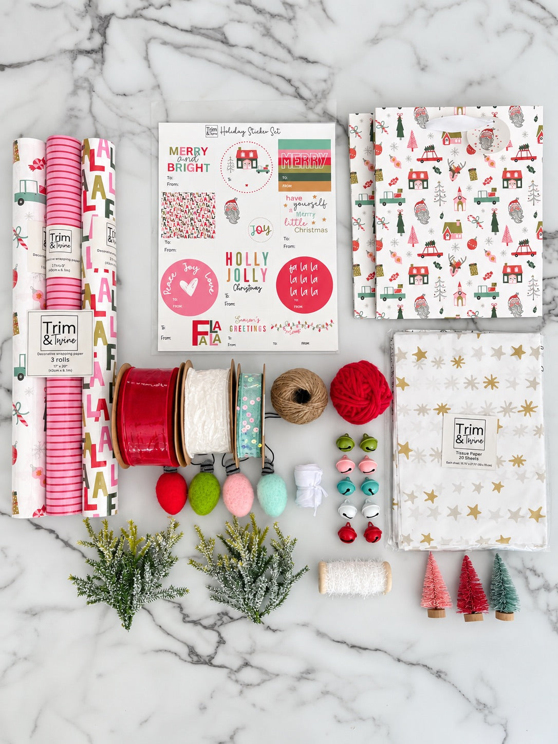 2026 Deluxe Holiday Wrapping Kit - Jolly