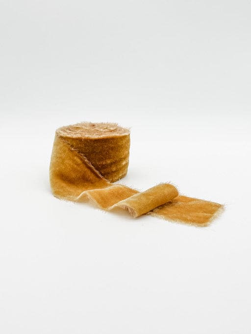Gold Velvet Ribbon