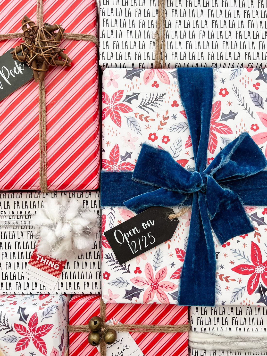 Floral wrapping paper
