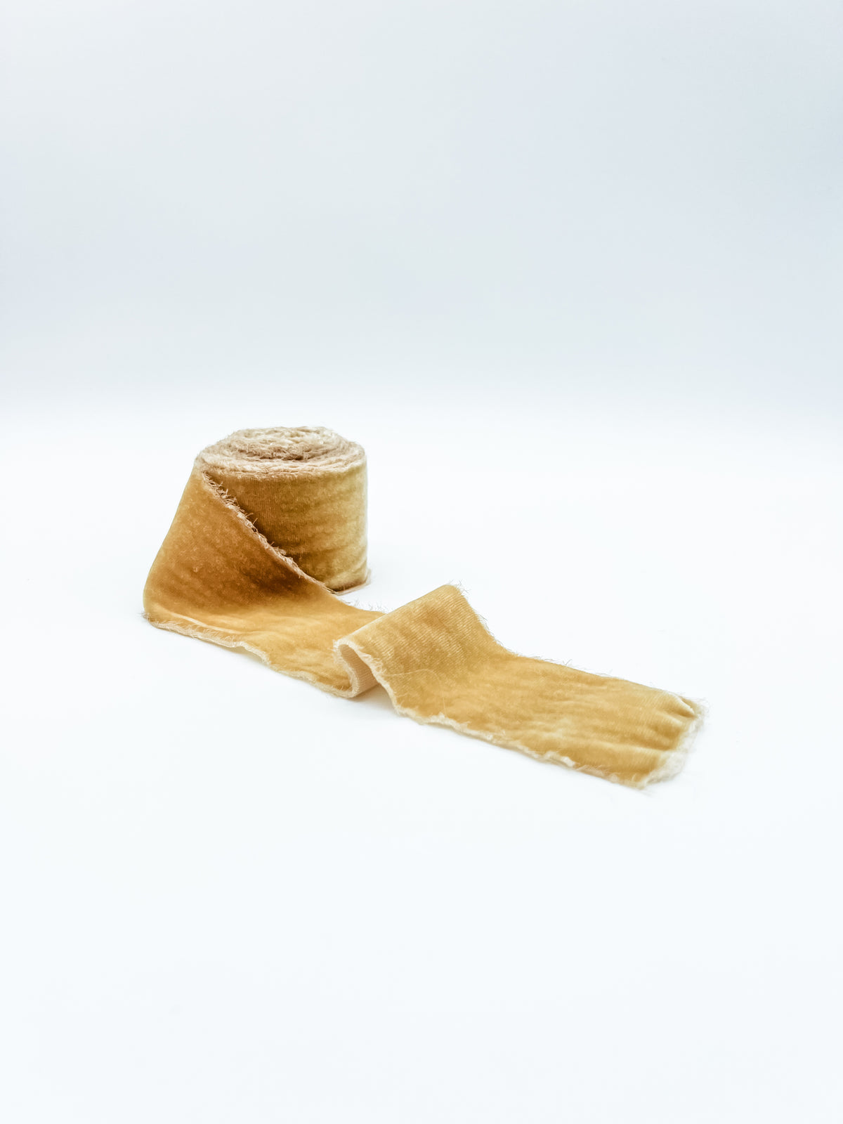 2" Velvet Ribbon - Raw Edge
