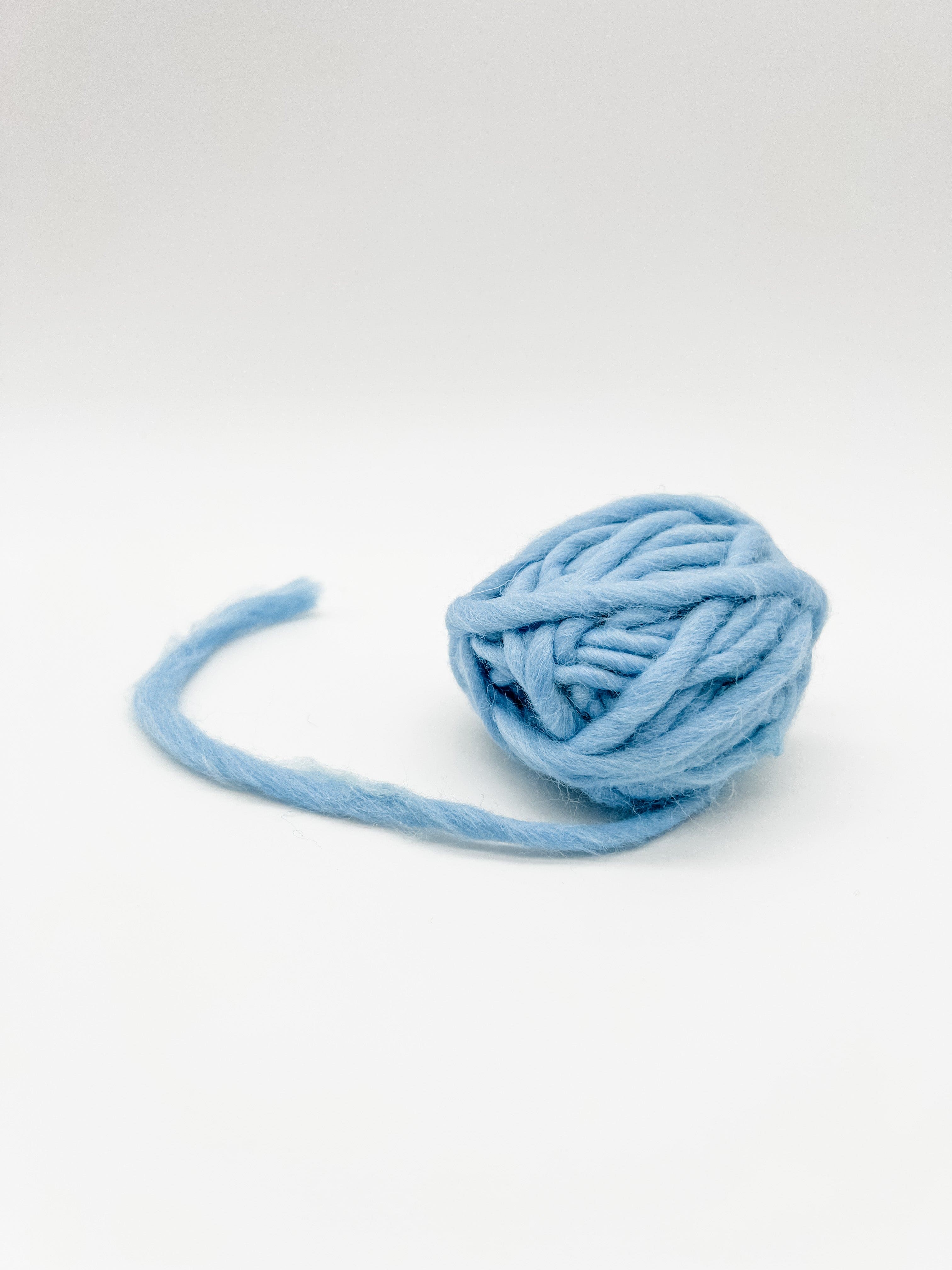 blue yarn ball