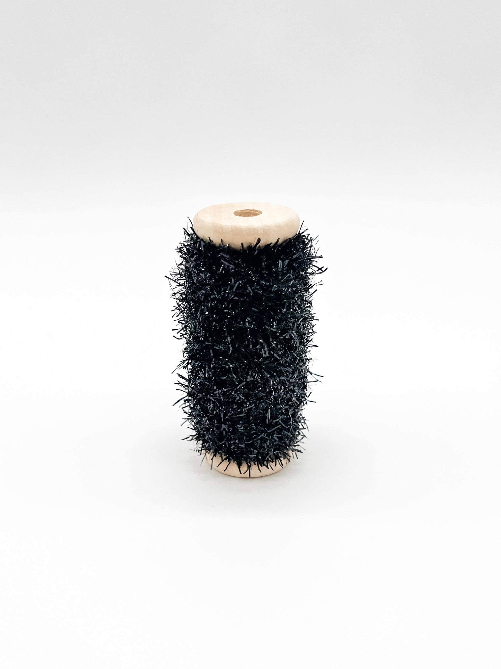 black tinsel