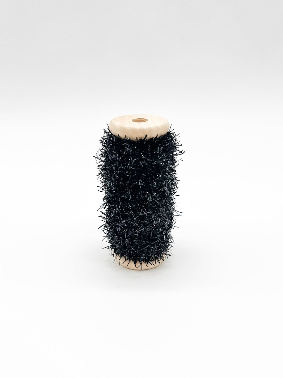 black tinsel