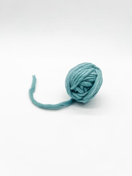 sage blue yarn ball