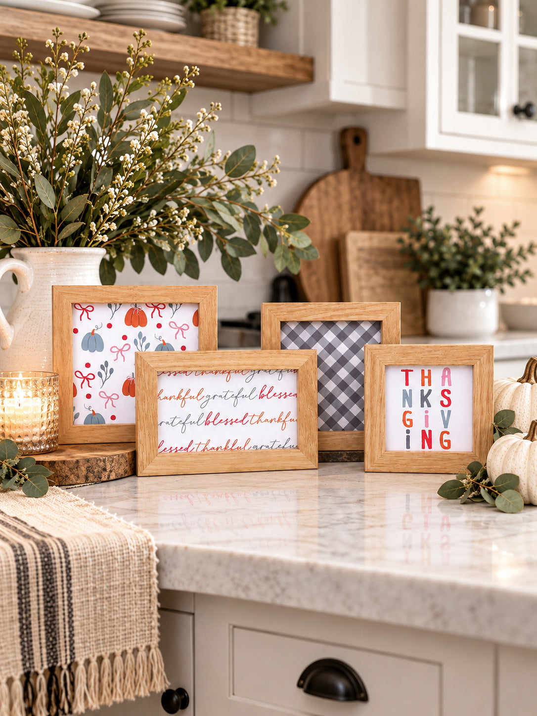 Thanksgiving Inserts - Set of 4